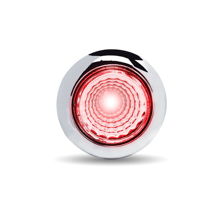 3/4" Twist On Dual Revolution Red Marker to Purple Auxiliary LED Light with Reflector